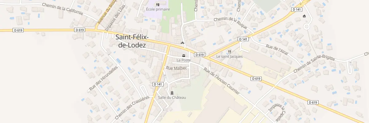 Plan du 12 Rue de l’Eglise à Saint-Félix-de-Lodez