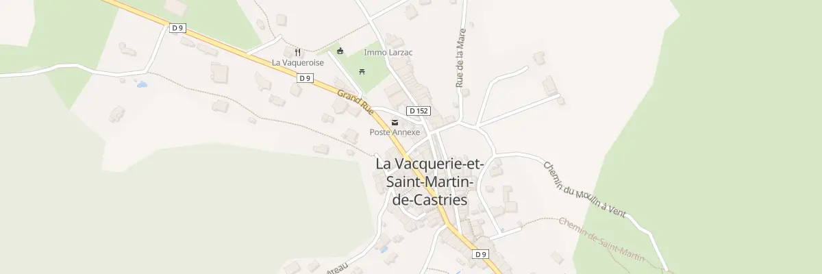 Plan du 16 Rte de Saint Maurice à La Vacquerie-et-Saint-Martin-de-Castries