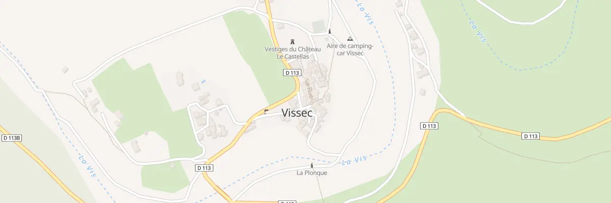 Plan du 5015 Le Village à Vissec