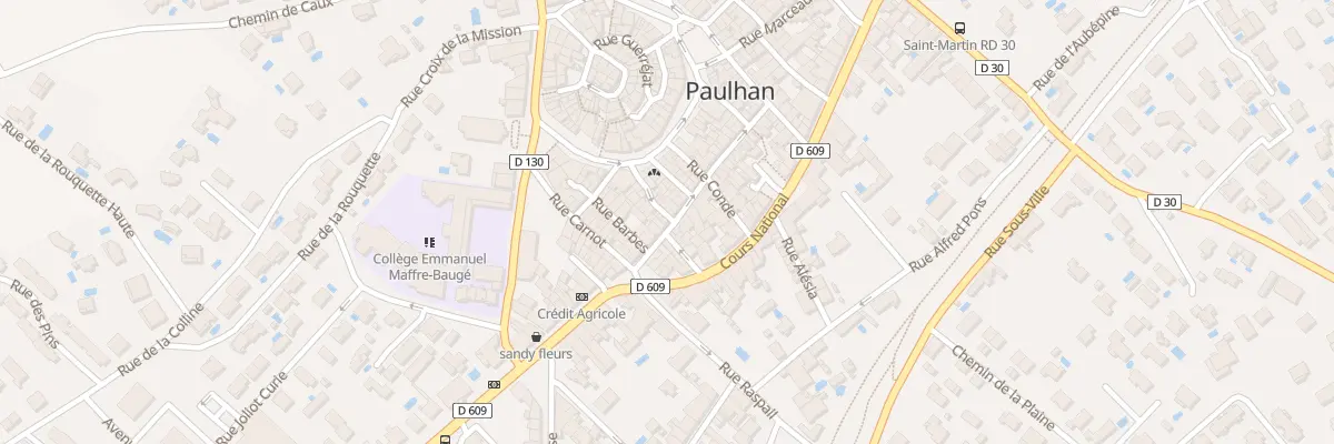 Plan du 30 Rue de Metz à Paulhan