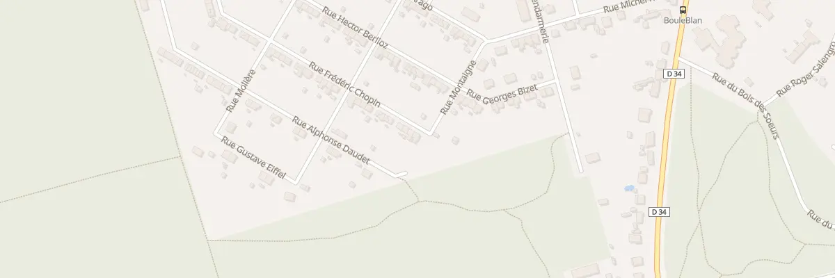 Plan du 1 Rue Frédéric Chopin à La Machine