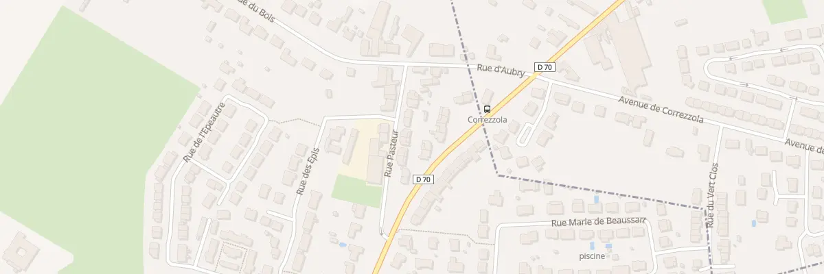 Plan du 8 Rue Pasteur à Aubry-du-Hainaut