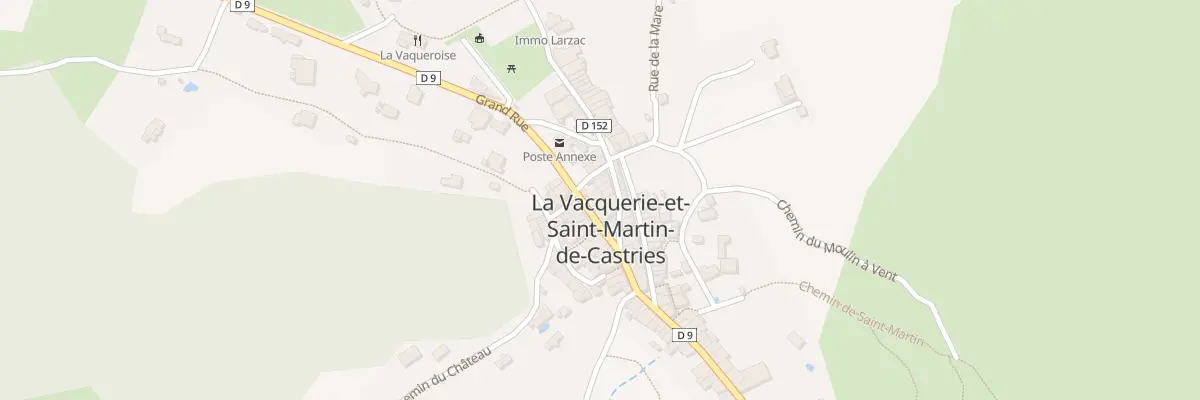 Plan du 33 Gr Grand Rue à La Vacquerie-et-Saint-Martin-de-Castries