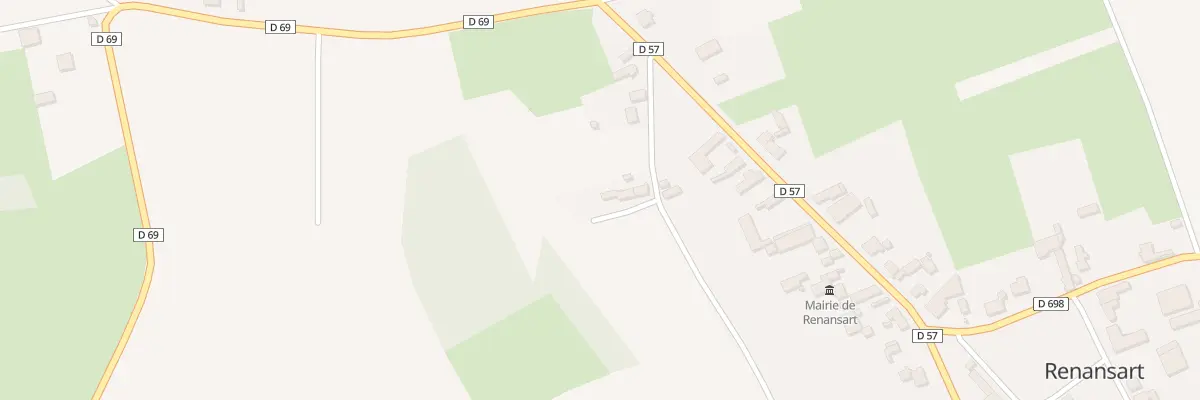 Plan du 2 Rue de Barrival à Renansart