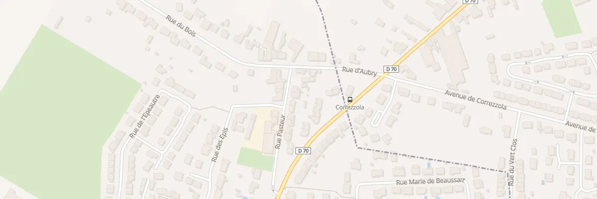 Plan du 14 Rue Pasteur à Aubry-du-Hainaut