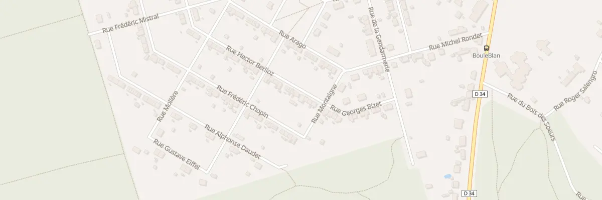 Plan du 4 Rue Hector Berlioz à La Machine