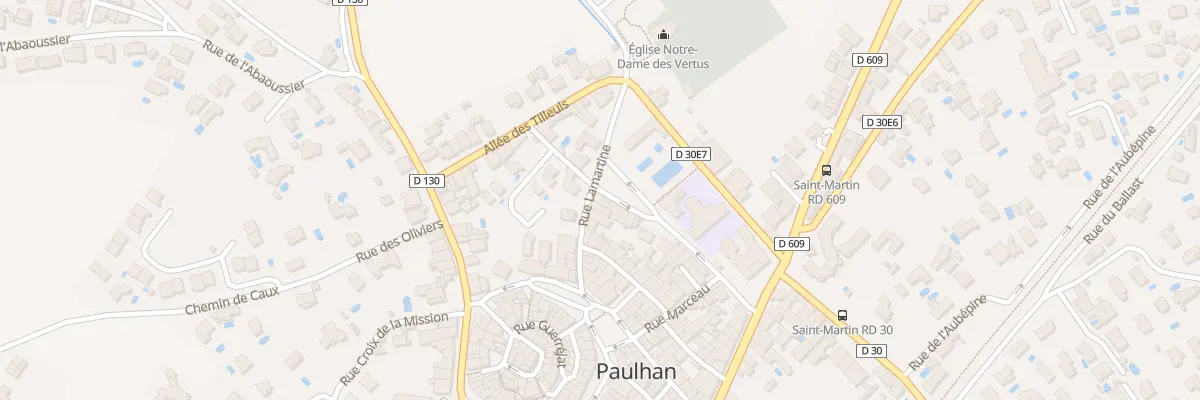 Plan du 10 Rue Lamartine à Paulhan
