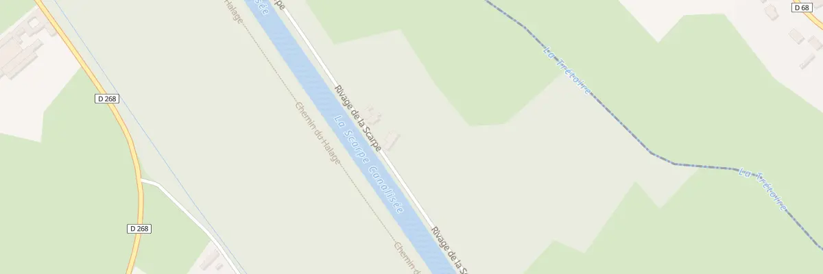 Plan du 5 Vc Rivage de la Scarpe à Thun-Saint-Amand