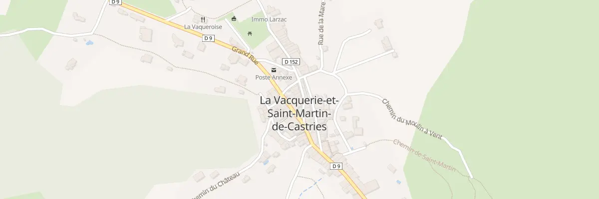 Plan du 4 Rte de Saint Maurice à La Vacquerie-et-Saint-Martin-de-Castries