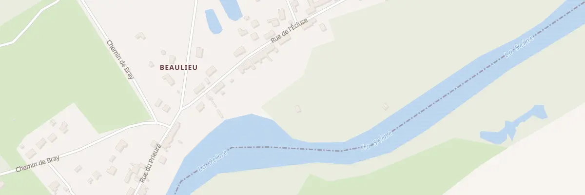 Plan du 14 Rue de l’Ecluse au Mériot