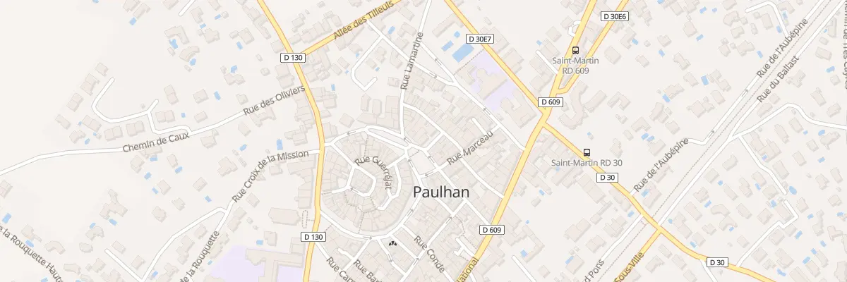 Plan du 2 Bd du Jeu de Ballon à Paulhan