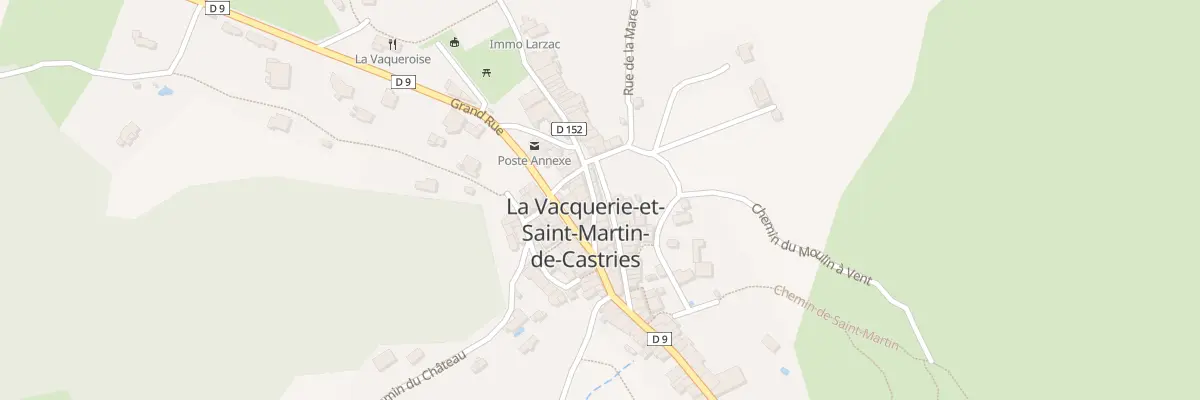 Plan du 12 Rue de Saint Guilhem à La Vacquerie-et-Saint-Martin-de-Castries