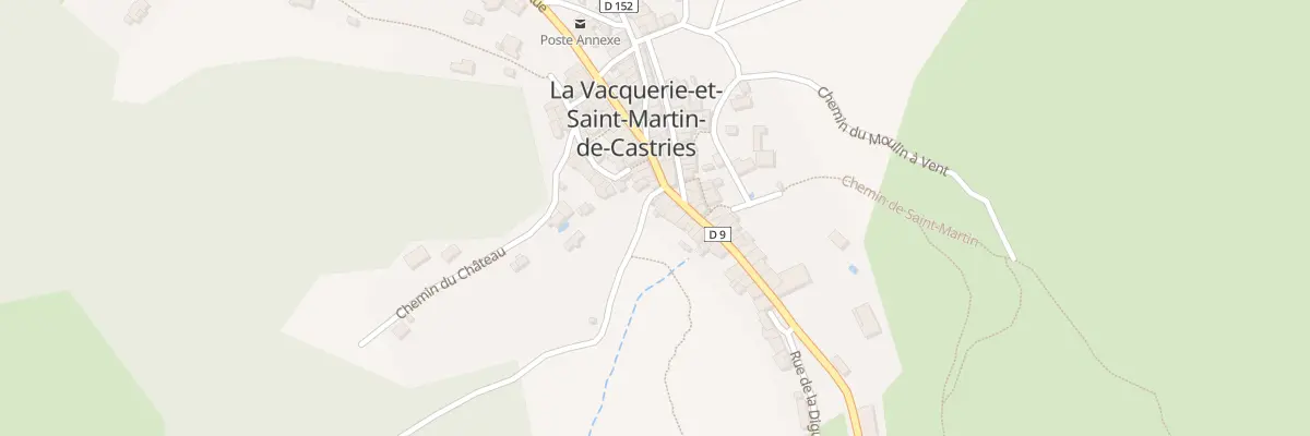 Plan du 2 La Placette à La Vacquerie-et-Saint-Martin-de-Castries