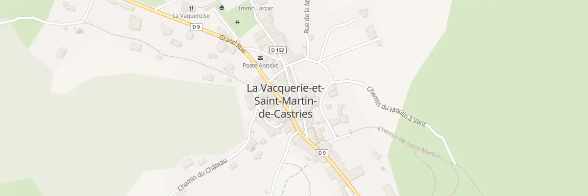 Plan du 6 Rue de Saint Guilhem à La Vacquerie-et-Saint-Martin-de-Castries