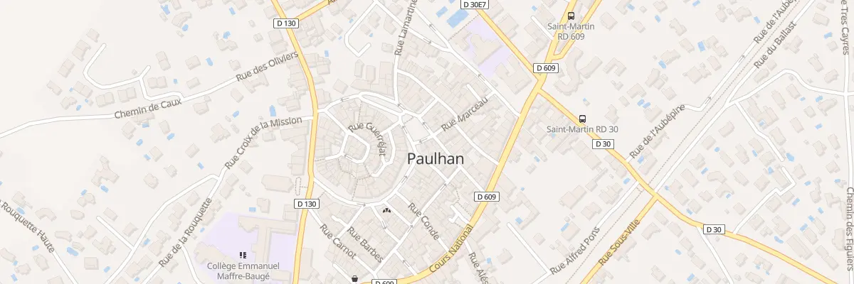 Plan du 9 Pl de la Republique à Paulhan
