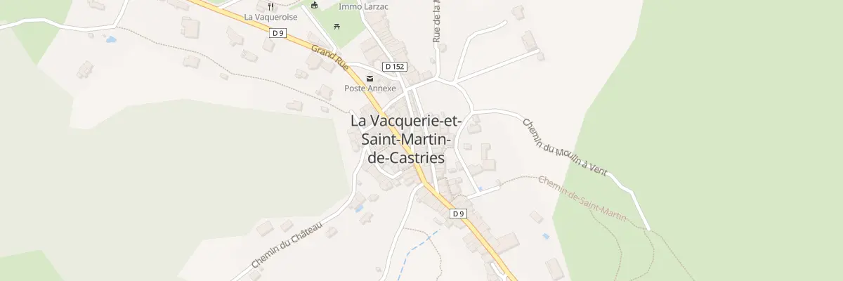 Plan du 4 Rue de Saint Guilhem à La Vacquerie-et-Saint-Martin-de-Castries