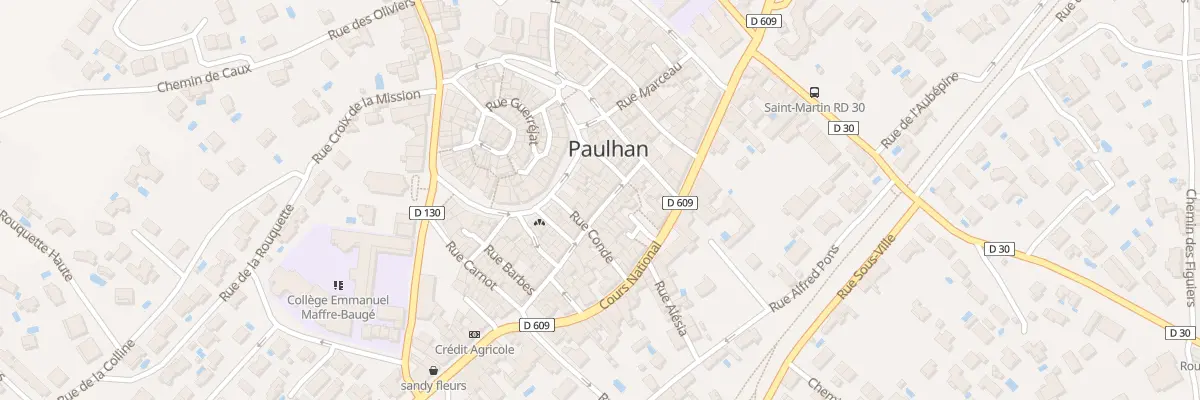 Plan du 12 Rue de Metz à Paulhan