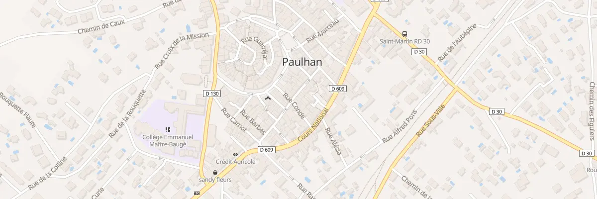 Plan du 21 Rue de Metz à Paulhan