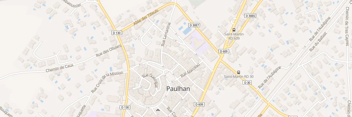 Plan du 12 Rue Paramelle à Paulhan