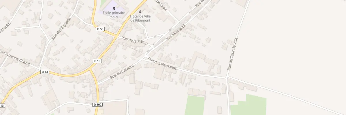 Plan du 11B Rue des Flamands à Ribemont