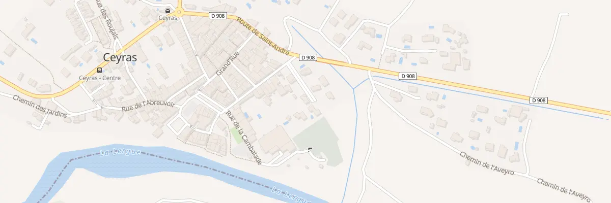 Plan du 22T Rue de la Chicane à Ceyras
