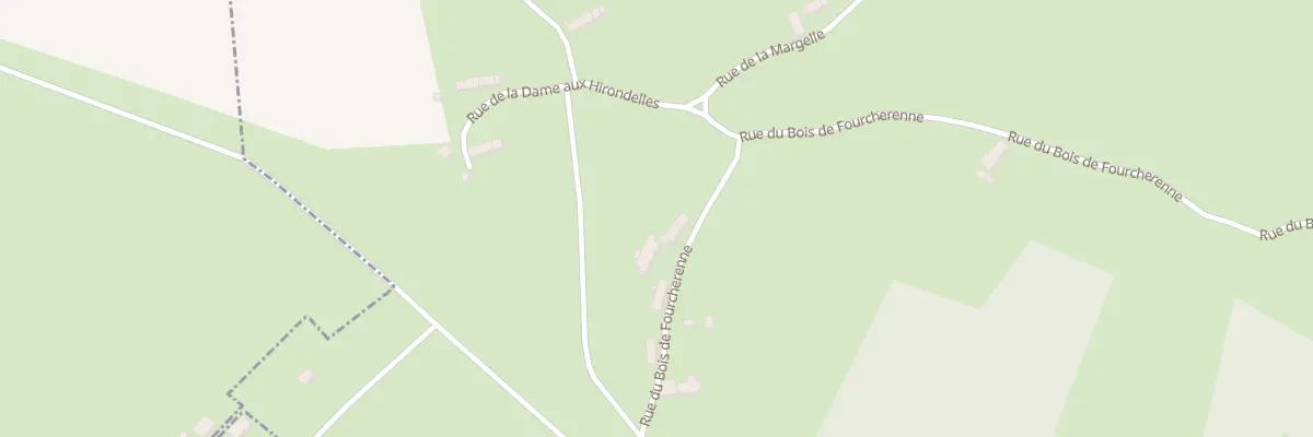 Plan du 7 Rue du Bois de Fourcherenne à Saxi-Bourdon