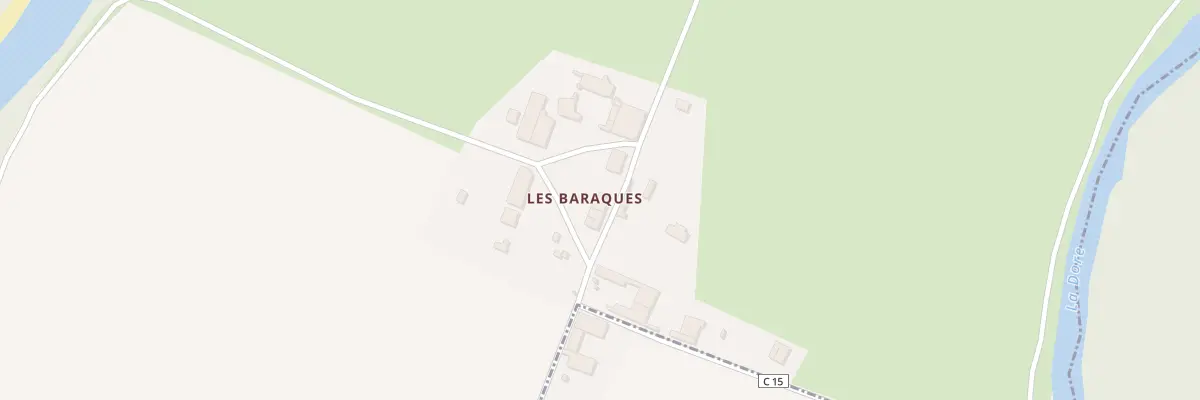 Plan du 7 Les Baraques à Limons