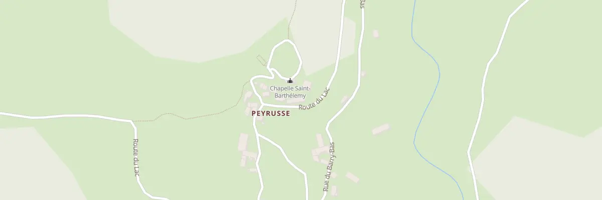 Plan du 5046 Peyrusses à Aubazat