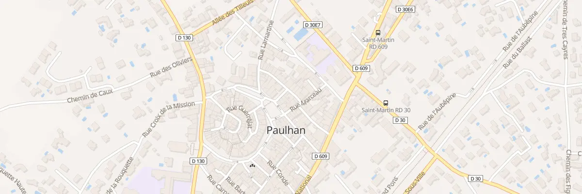 Plan du 1 Rue Paramelle à Paulhan