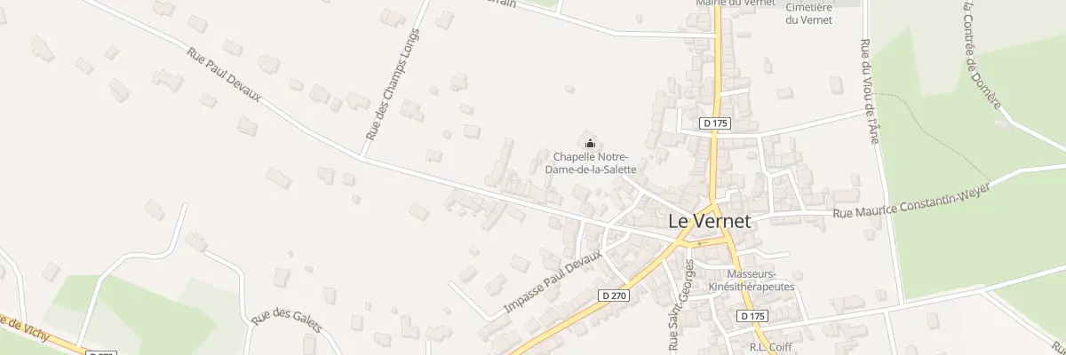 Plan du 24 Rue Paul Devaux au Vernet