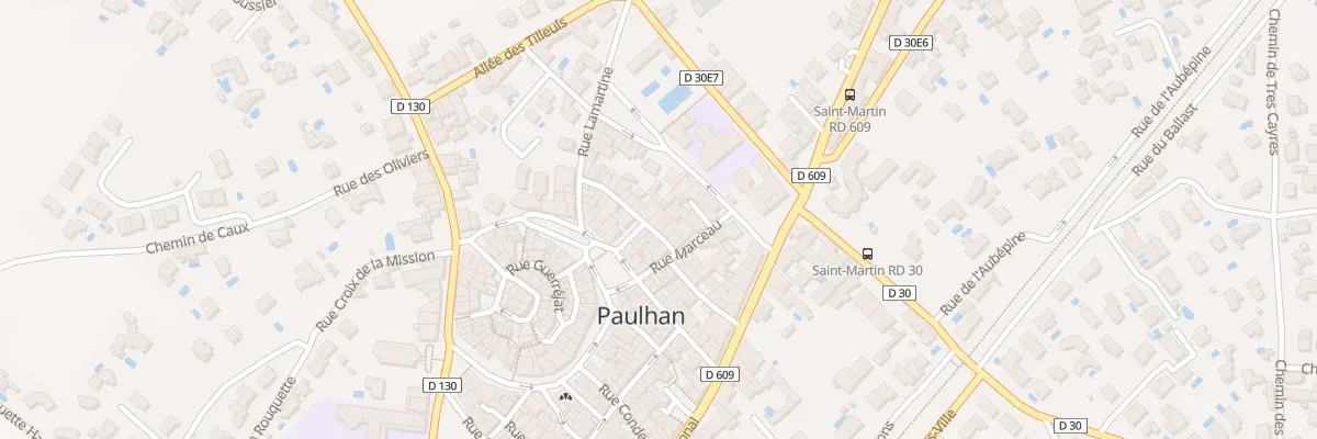 Plan du 6 Rue Paramelle à Paulhan