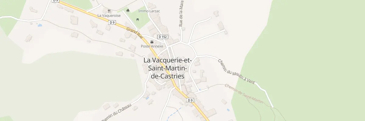 Plan du 19 Rue de Saint Guilhem à La Vacquerie-et-Saint-Martin-de-Castries