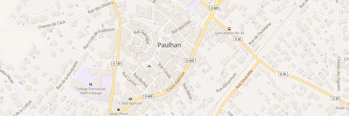 Plan du 9 Rue de Metz à Paulhan
