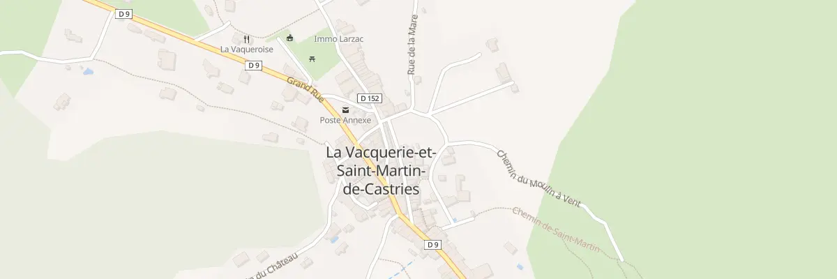 Plan du 23 Rue de Saint Guilhem à La Vacquerie-et-Saint-Martin-de-Castries