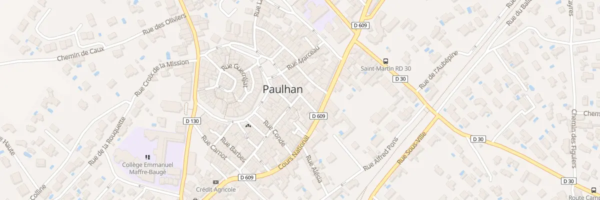 Plan du 1 Rue de Metz à Paulhan