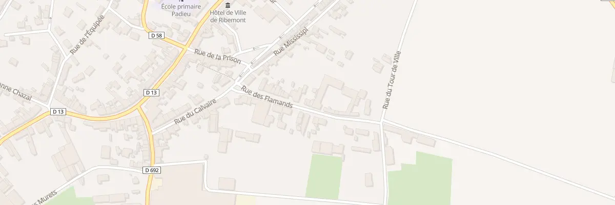 Plan du 19 Rue des Flamands à Ribemont