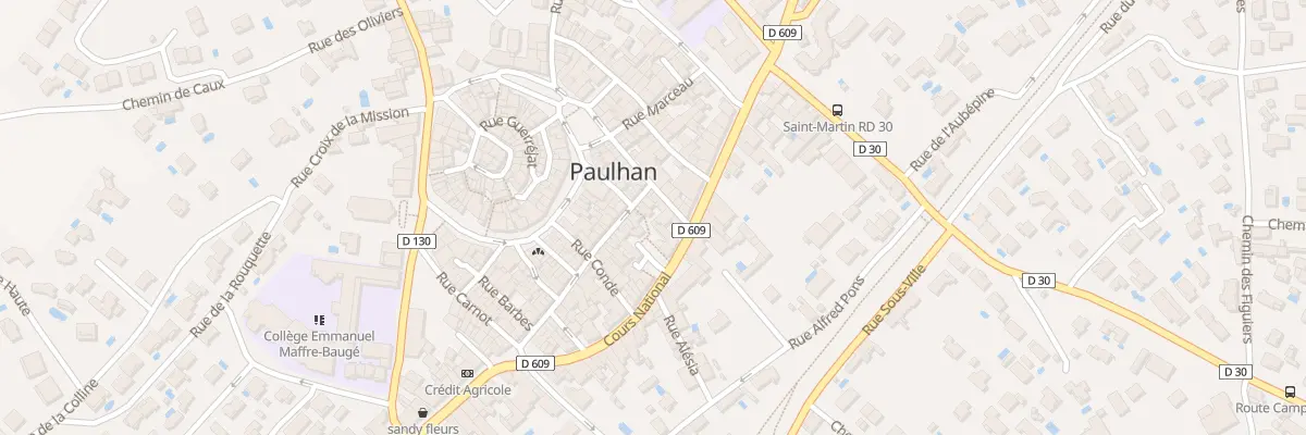 Plan du 5 Rue de Metz à Paulhan