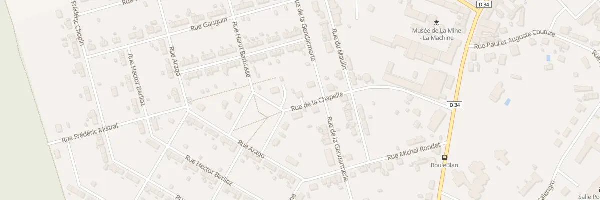 Plan du 12 Rue de la Chapelle à La Machine