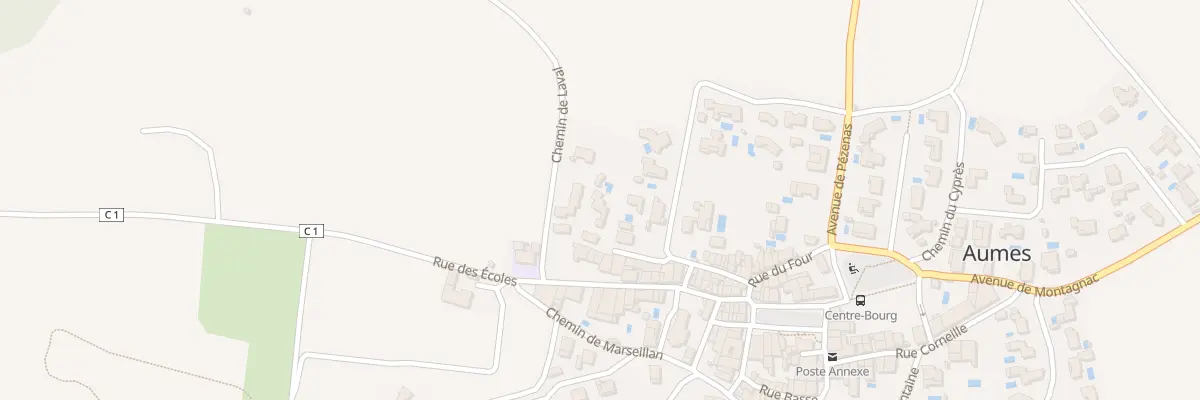 Plan du 34B Rue des Ecoles à Aumes