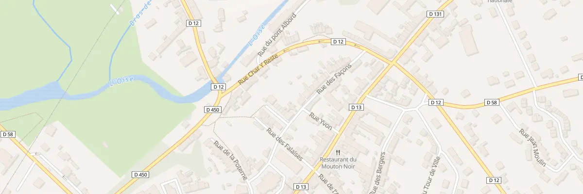 Plan du 1 Rue des Facons à Ribemont