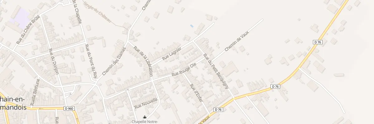 Plan du 51 Rue Rouge Oie à Bohain-en-Vermandois