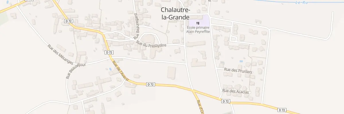 Plan du 5 Rue du Paradis à Chalautre-la-Grande
