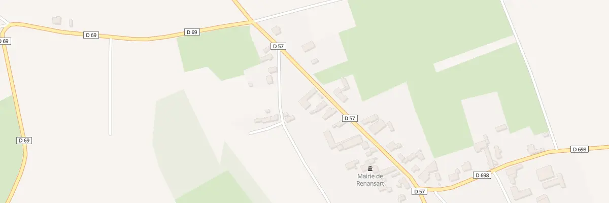 Plan du 40 Rue Monseigneur Coquart à Renansart