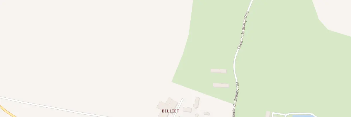 Plan du 104 Che de Billiet à Saint-Félix