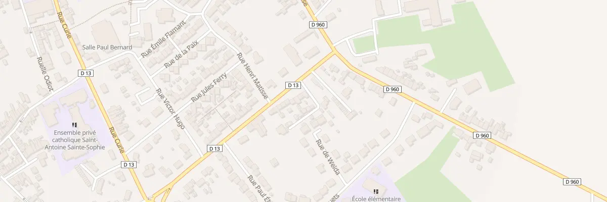 Plan du 7 Rue Jean Moulin à Bohain-en-Vermandois