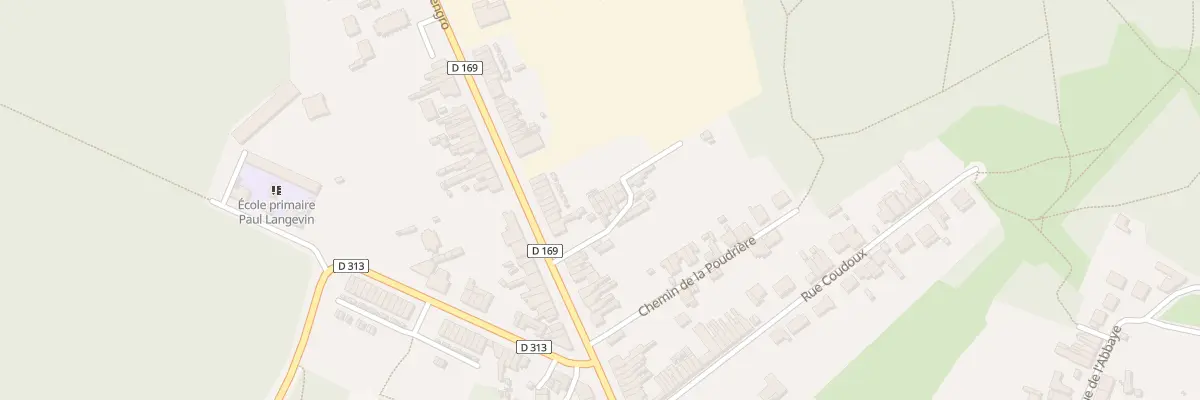 Plan du 10 Rue Salengro Cour Fonderie à Raismes