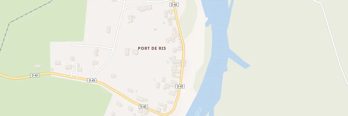 Plan du 33 Port de Ris à Limons