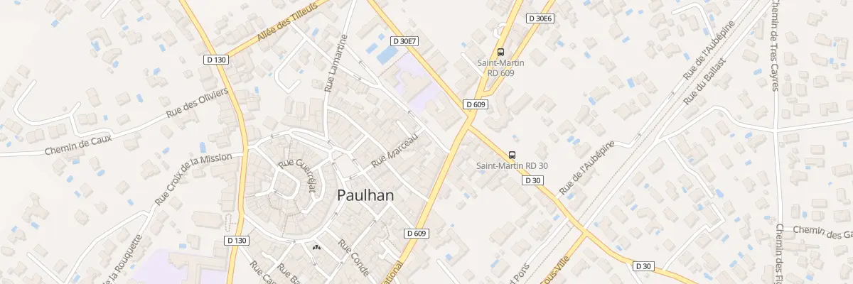 Plan du 1B Rue du Docteur Batigne à Paulhan
