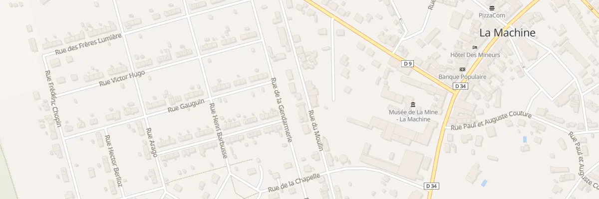 Plan du 8 Rue du Moulin à La Machine