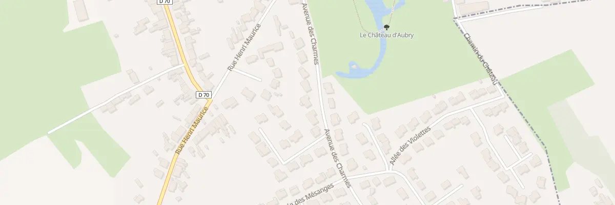 Plan du 16 Av des Charmes à Aubry-du-Hainaut